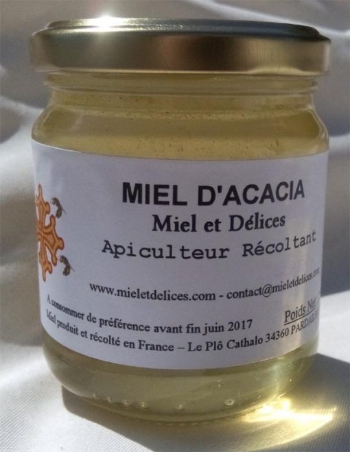Miel et Délices apiculteur récoltant, vente en ligne d'acacia